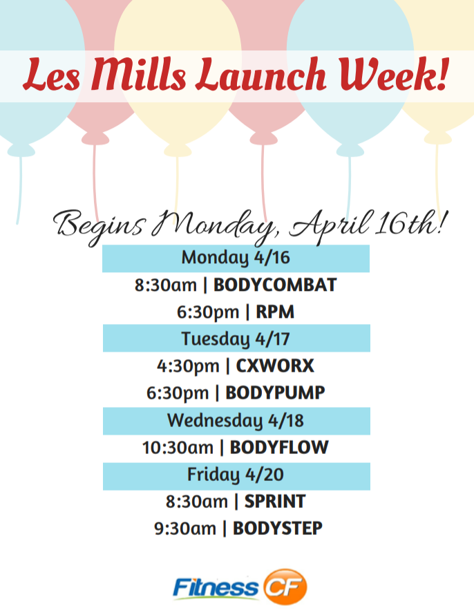 Les Mills Launch Week!