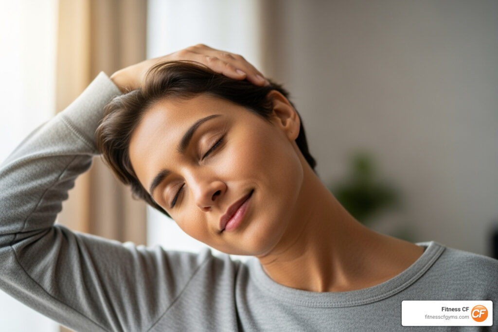 how to relieve a strained neck muscle