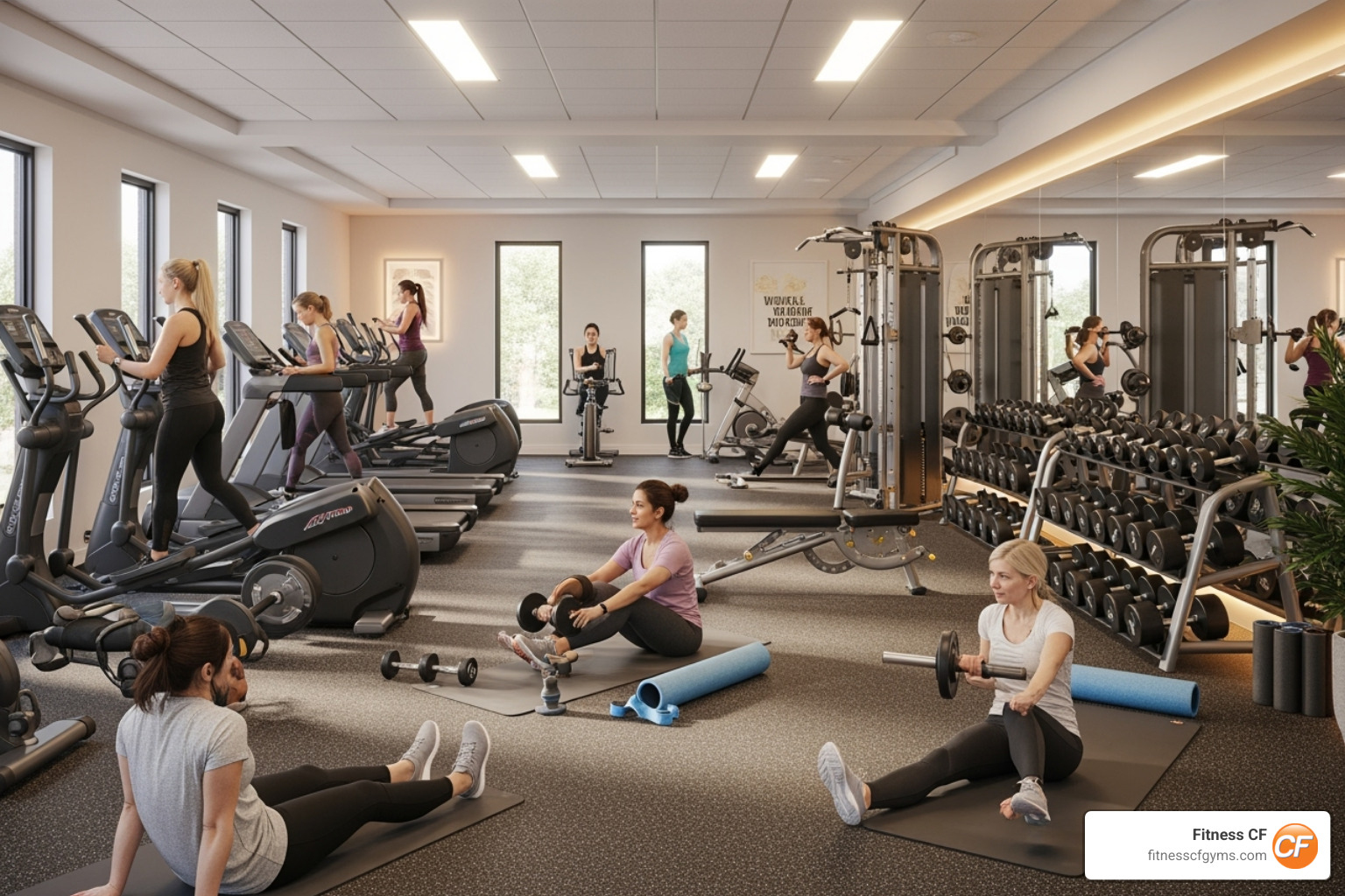 gyms that have women's section