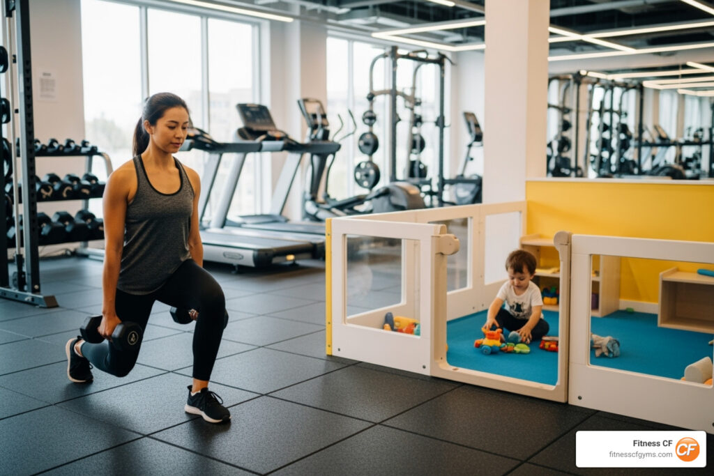 gyms with daycares near me