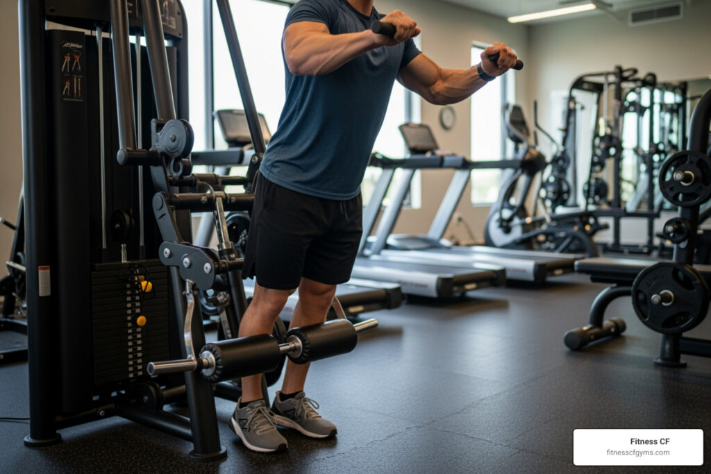 arm extension machine