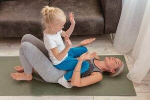 Pilates with childcare