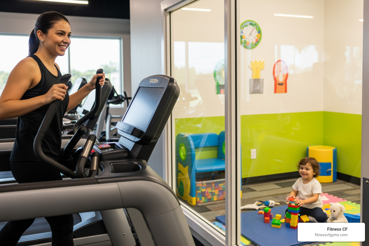 gym with childcare Orlando