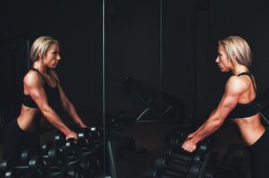 women fitness dumbbell workout strength empowerment - women fitness