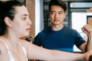 Orlando personal training session with a coach and client - Orlando personal training