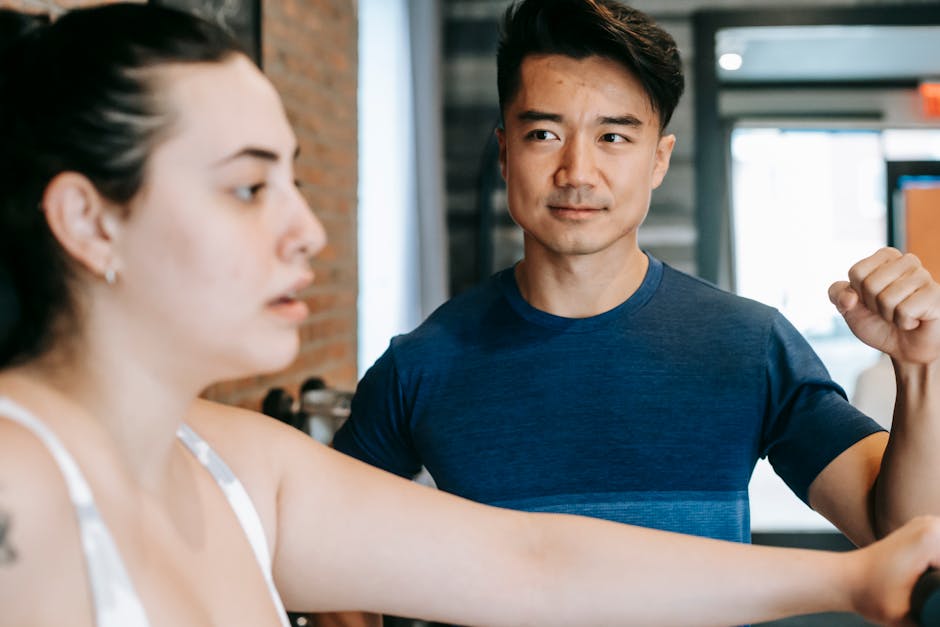 Orlando personal training session with a coach and client - Orlando personal training
