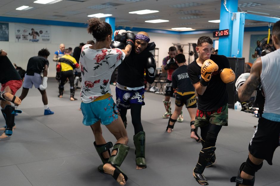 body combat fitness class