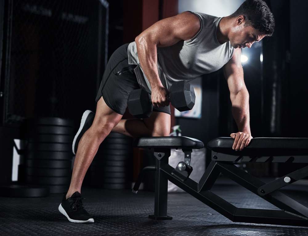 back db exercises dumbbell row