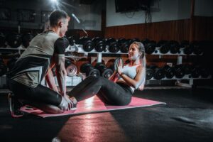 abs training with weights