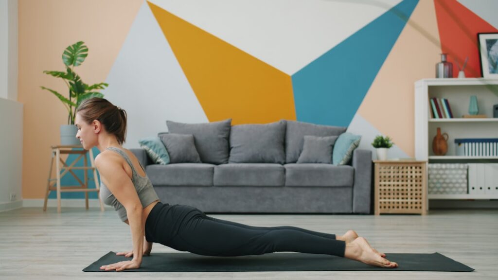upward dog yoga pose
