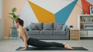 upward dog yoga pose
